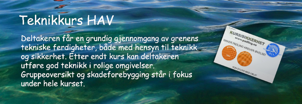 Teknikkurs HAV - 29 og 30. juni